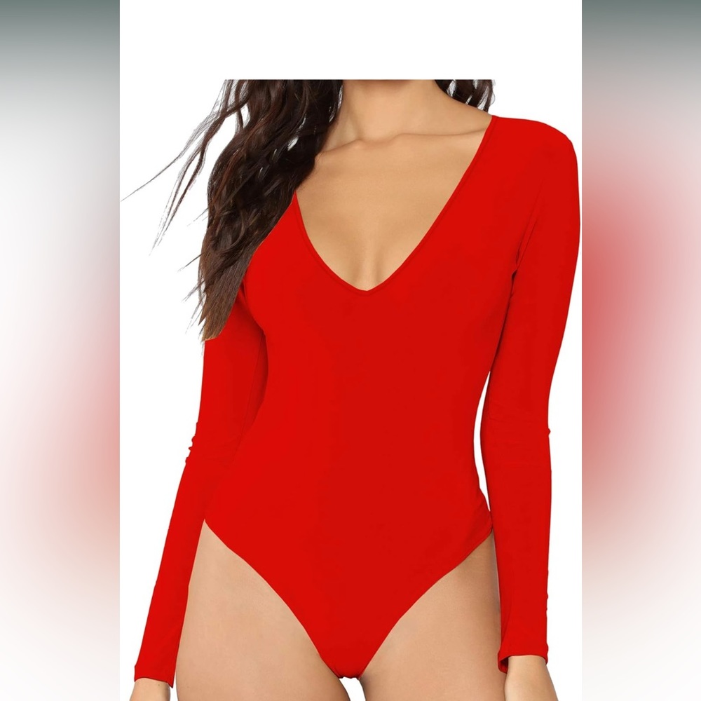 NWT! Women’s red bodysuit size xl